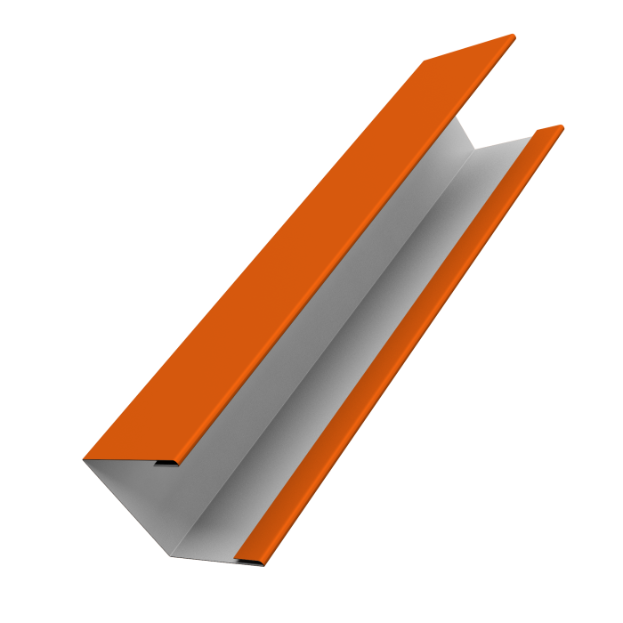 Крышка жалюзи Milan Slim 0,45 PE RAL 2004 оранжевый (3м)