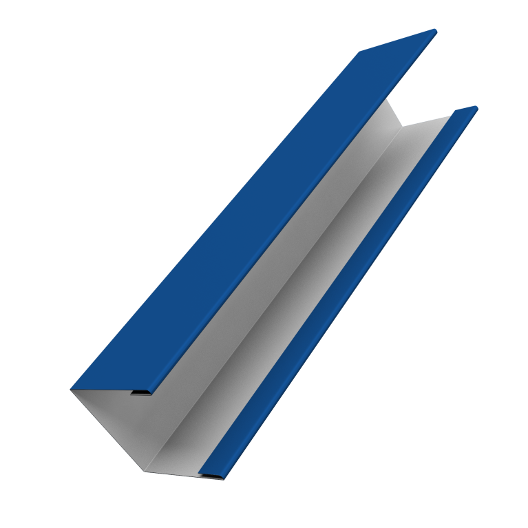 Крышка жалюзи Milan Slim 0,45 PE RAL 5005 сигнальный синий (3м)