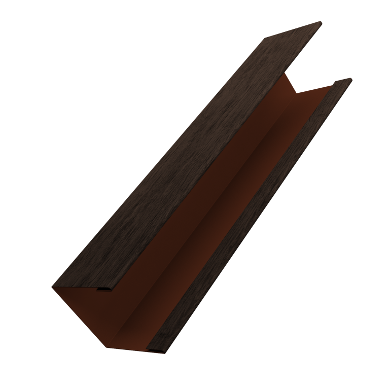 Крышка жалюзи Milan Slim 0,45 Print-double Elite Antique Wood (2,5м)