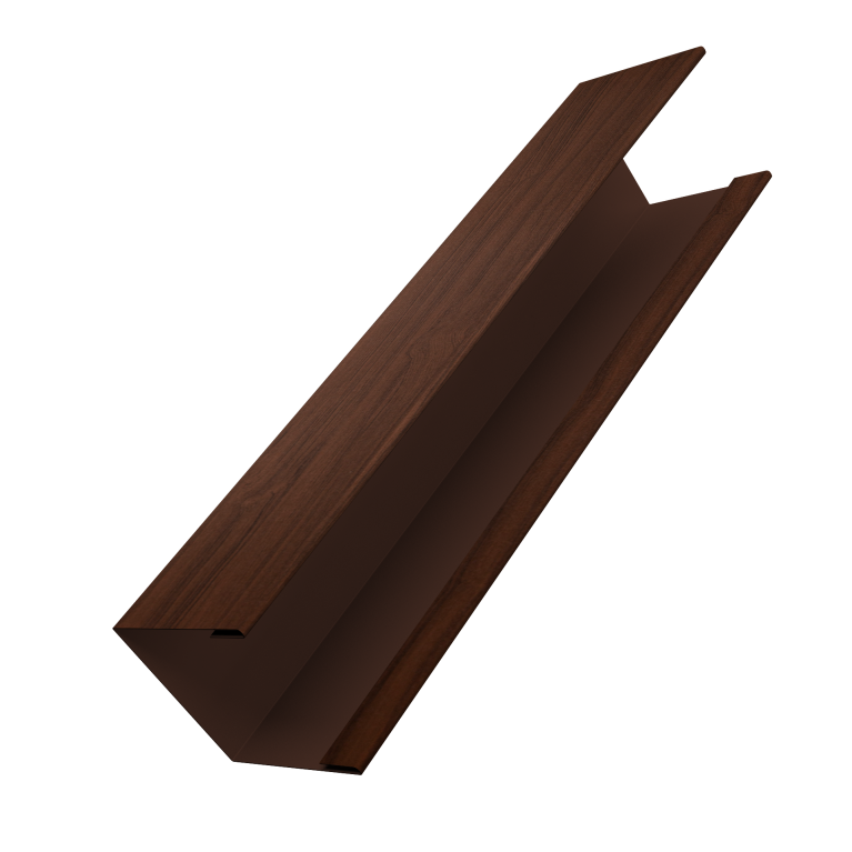 Крышка жалюзи Milan Slim 0,45 Print Elite Choco Wood TwinColor (2,5м)