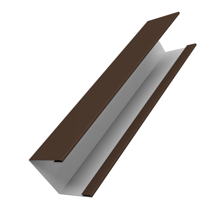 Крышка жалюзи Milan Slim 0,5 PurPro RAL 8017 шоколад (3м)