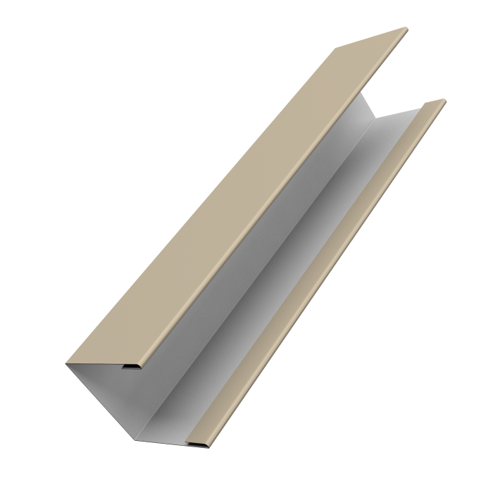 Крышка жалюзи Milan Slim 0,5 Satin RAL 1015 светлая слоновая кость (3м)