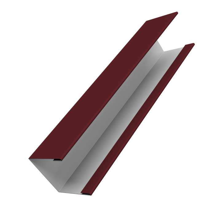 Крышка жалюзи Milan Slim 0,5 Satin RAL 3005 красное вино (2м)