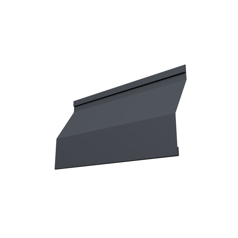 Ламель забора жалюзи Milan Slim 0,45 Drap TwinColor RAL 7024 мокрый асфальт