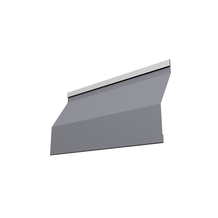 Ламель забора жалюзи Milan Slim 0,45 Drap TX RAL 7004 сигнальный серый