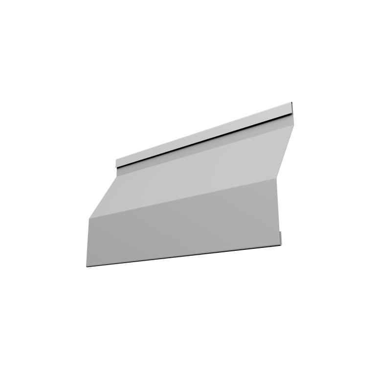 Ламель забора жалюзи Milan Slim 0,45 Drap TX RAL 7047 телегрей 4