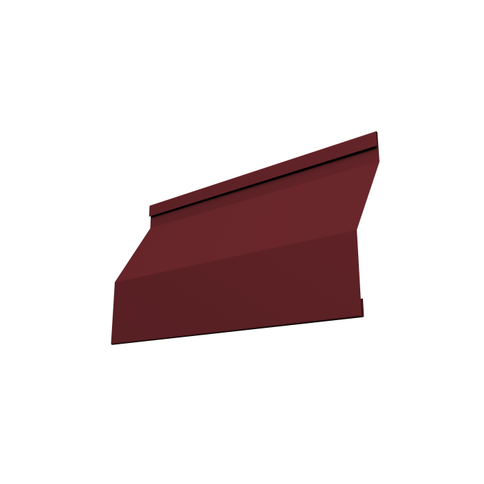 Ламель забора жалюзи Milan Slim 0,45 PE-Double RAL 3005 красное вино