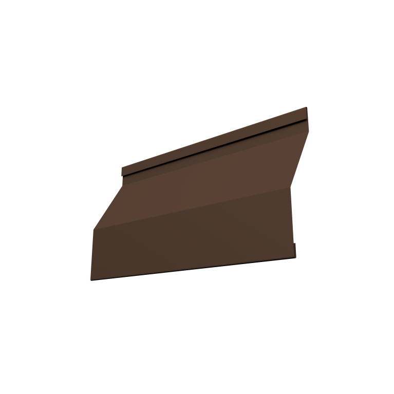 Ламель забора жалюзи Milan Slim 0,45 PE-Double RAL 8017 шоколад