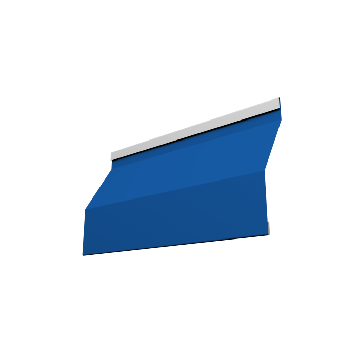 Ламель забора жалюзи Milan Slim 0,45 PE RAL 5005 сигнальный синий