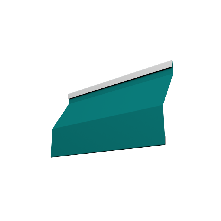 Ламель забора жалюзи Milan Slim 0,45 PE RAL 5021 водная синь