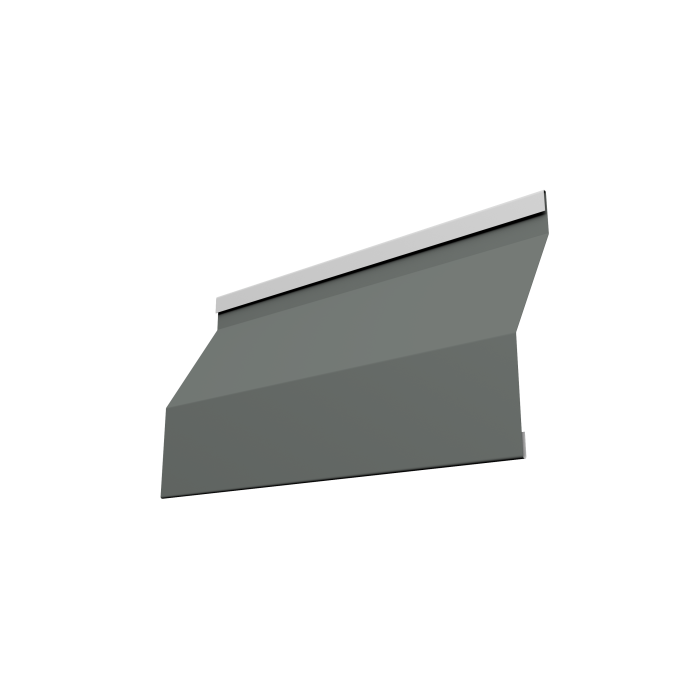 Ламель забора жалюзи Milan Slim 0,45 PE RAL 7005 мышино-серый