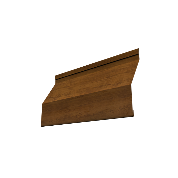 Ламель забора жалюзи Milan Slim 0,45 Print-double Elite Golden Wood