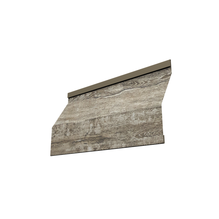 Ламель забора жалюзи Milan Slim 0,45 Print Elite Nordic Wood TwinColor