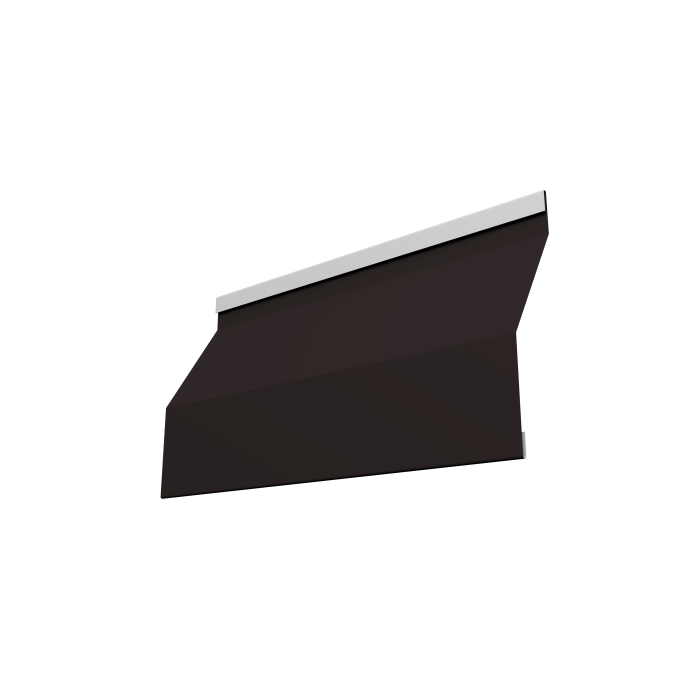 Ламель забора жалюзи Milan Slim 0,5 PurPro RAL 9005 черный