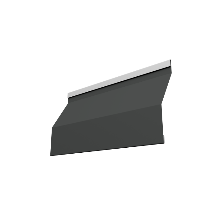 Ламель забора жалюзи Milan Slim 0,5 Satin Matt RAL 7016 антрацитово-серый