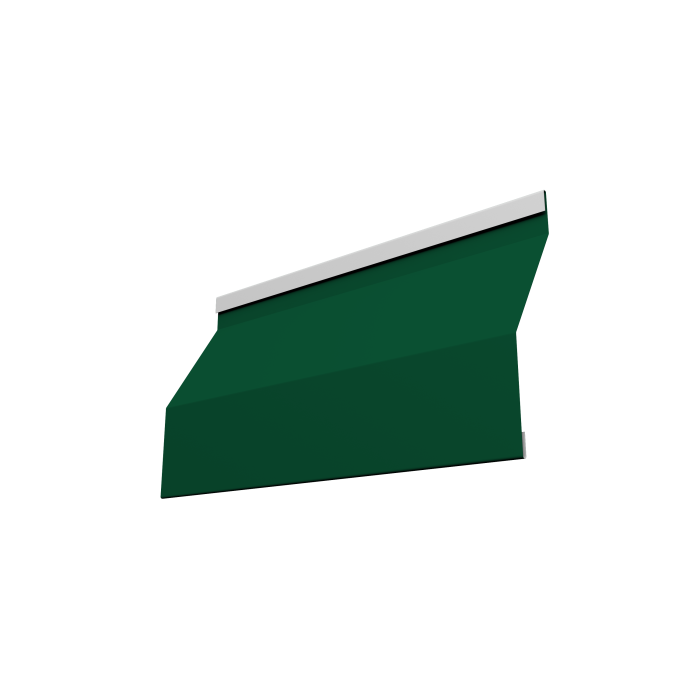 Ламель забора жалюзи Milan Slim 0,5 Satin Matt TX RAL 6005 зеленый мох