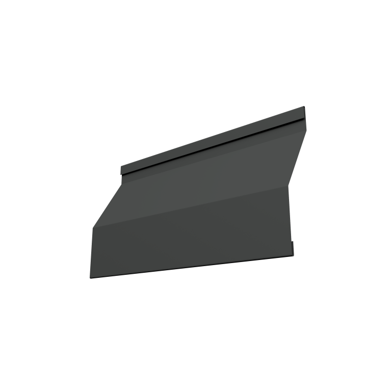 Ламель забора жалюзи Milan Slim 0,5 Velur X RAL 7016 антрацитово-серый