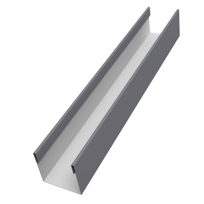 Стойка жалюзи Milan Slim 0,45 Drap TX RAL 7004 сигнальный серый (2,5м)