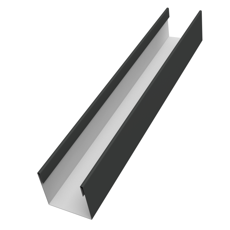 Стойка жалюзи Milan Slim 0,45 Drap TX RAL 7016 антрацитово-серый (2м)