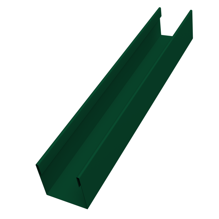 Стойка жалюзи Milan Slim 0,45 PE-Double RAL 6005 зеленый мох (1,8м)