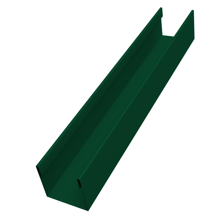 Стойка жалюзи Milan Slim 0,45 PE-Double RAL 6005 зеленый мох (2,5м)