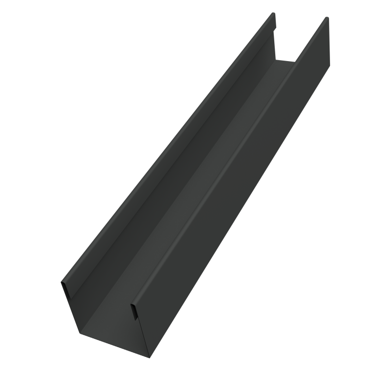 Стойка жалюзи Milan Slim 0,45 PE-Double RAL 7016 антрацитово-серый (2м)