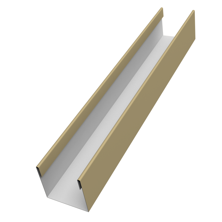 Стойка жалюзи Milan Slim 0,45 PE RAL 1014 слоновая кость (2,5м)