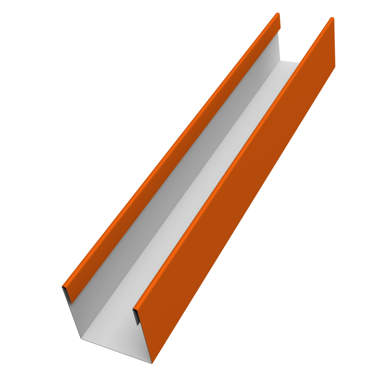 Стойка жалюзи Milan Slim 0,45 PE RAL 2004 оранжевый (3м)