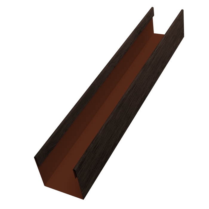 Стойка жалюзи Milan Slim 0,45 Print-double Elite Antique Wood (2,5м)