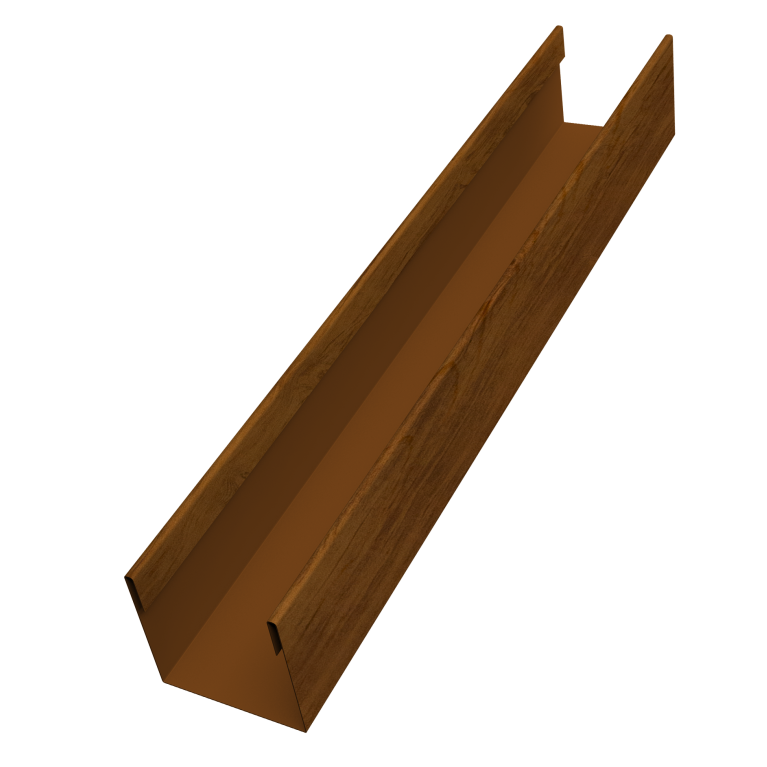 Стойка жалюзи Milan Slim 0,45 Print-double Elite Golden Wood (1,8м)