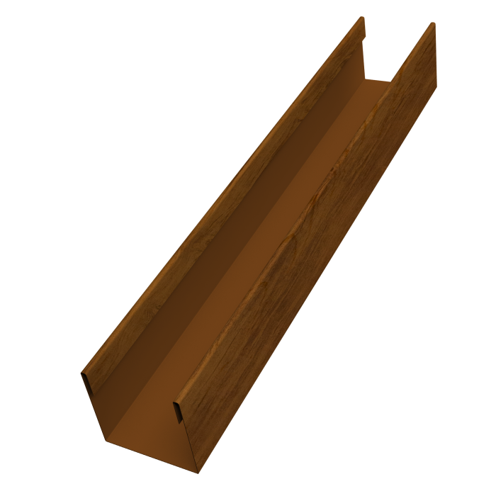 Стойка жалюзи Milan Slim 0,45 Print-double Elite Golden Wood (2,5м)