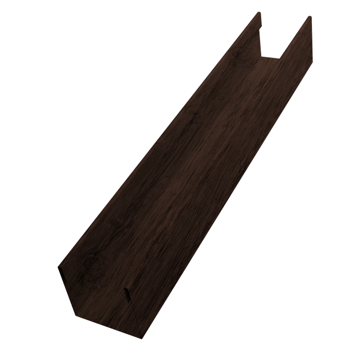 Стойка жалюзи Milan Slim 0,45 Print-double Premium Antique Wood (2м)