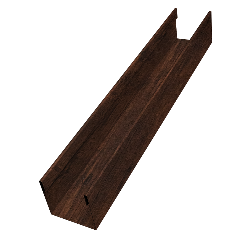 Стойка жалюзи Milan Slim 0,45 Print-double Premium Cherry Wood Dark F (2м)