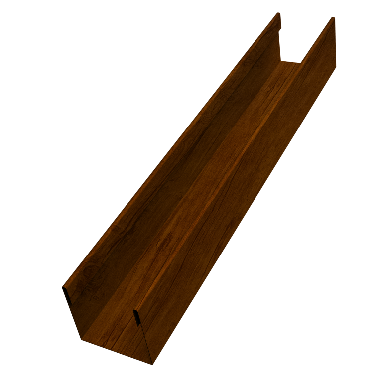 Стойка жалюзи Milan Slim 0,45 Print-double Premium Golden Wood Intense F (2м)