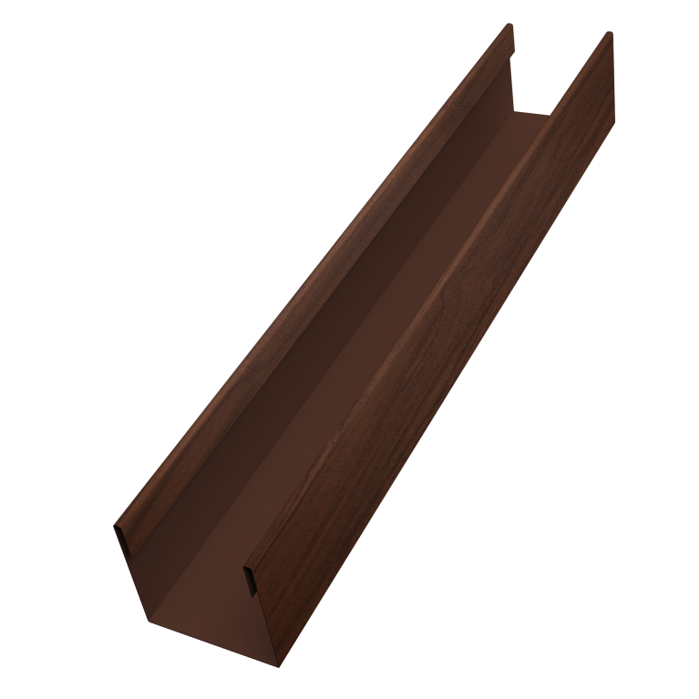 Стойка жалюзи Milan Slim 0,45 Print Elite Choco Wood TwinColor (1,8м)