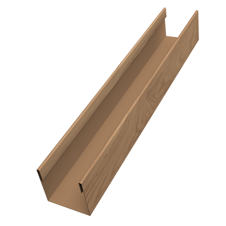 Стойка жалюзи Milan Slim 0,45 Print Elite Honey Wood TwinColor (1,8м)