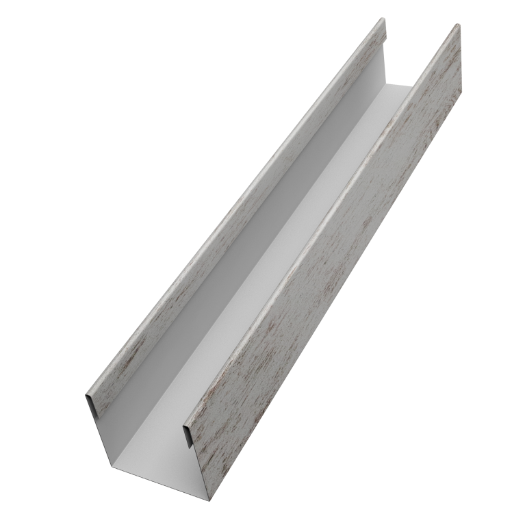 Стойка жалюзи Milan Slim 0,45 Print Elite Snow Wood TwinColor (1,8м)