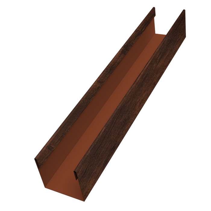 Стойка жалюзи Milan Slim 0,45 Print Premium Cherry Wood Dark FTC (2м)