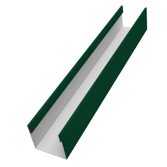 Стойка жалюзи Milan Slim 0,5 Satin Matt RAL 6005 зеленый мох (2,5м)