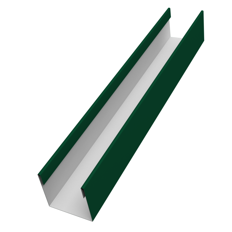 Стойка жалюзи Milan Slim 0,5 Satin Matt TX RAL 6005 зеленый мох (2м)