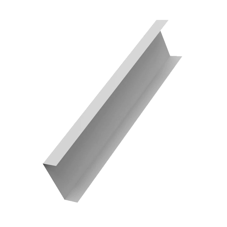 Декоративная накладка на столб универсальная 62х55 для забора жалюзи 0,45 PE-Double RAL 9003 сигнальный белый (3м)