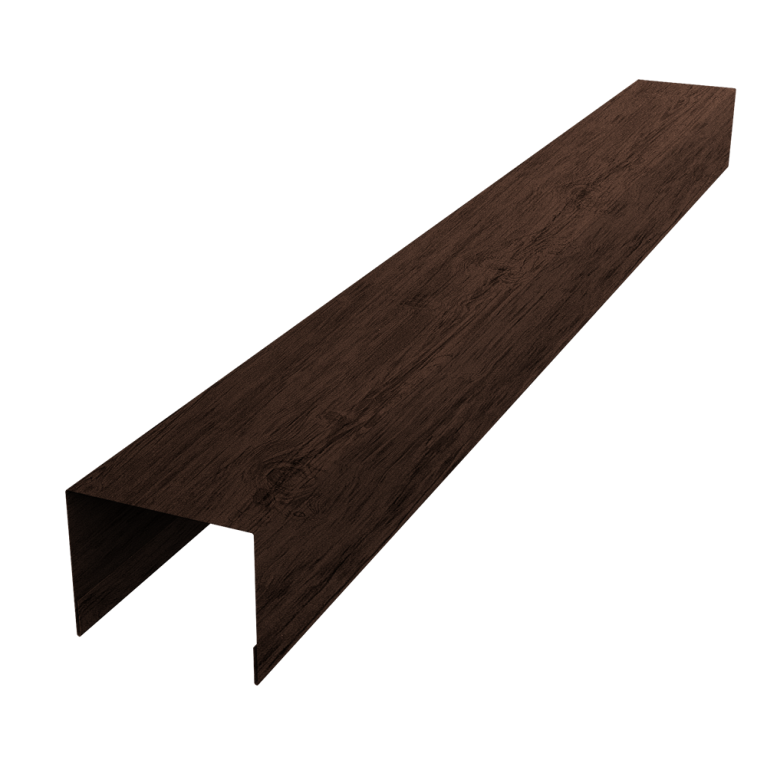 Крышка для забора жалюзи Palermo 0,45 Print-Double Premium Antique Wood (2м)