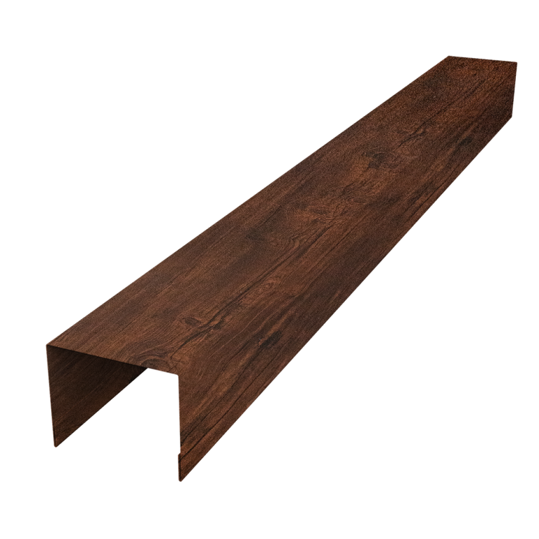 Крышка для забора жалюзи Palermo 0,45 Print-Double Premium Cherry Wood Dark F (2м)