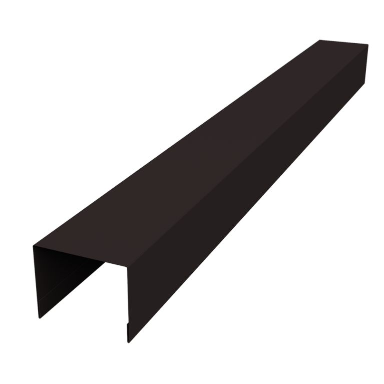 Крышка жалюзи Palermo 0,45 Drap-double TX RAL 9005 черный (2,5м)