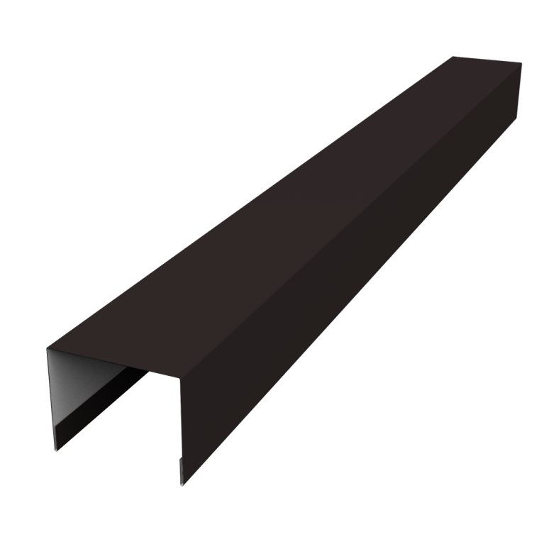 Крышка жалюзи Palermo 0,45 Drap TR RAL 9005 черный (2,5м)