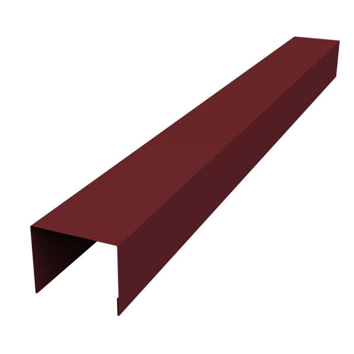 Крышка жалюзи Palermo 0,45 PE-Double RAL 3005 красное вино (3м)