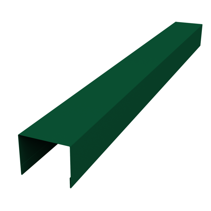 Крышка жалюзи Palermo 0,45 PE-Double RAL 6005 зеленый мох (2м)