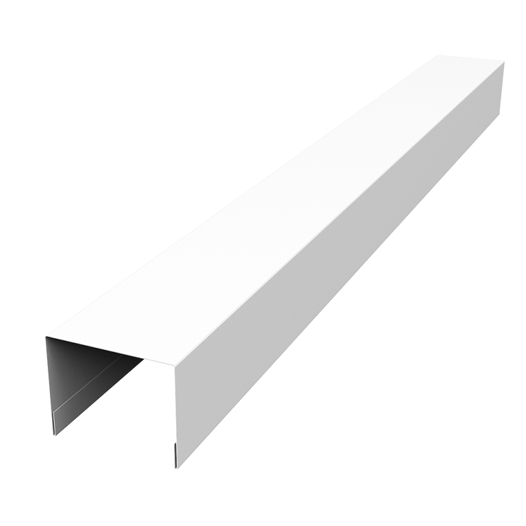 Крышка жалюзи Palermo 0,45 PE-Double RAL 9003 сигнальный белый (2м)