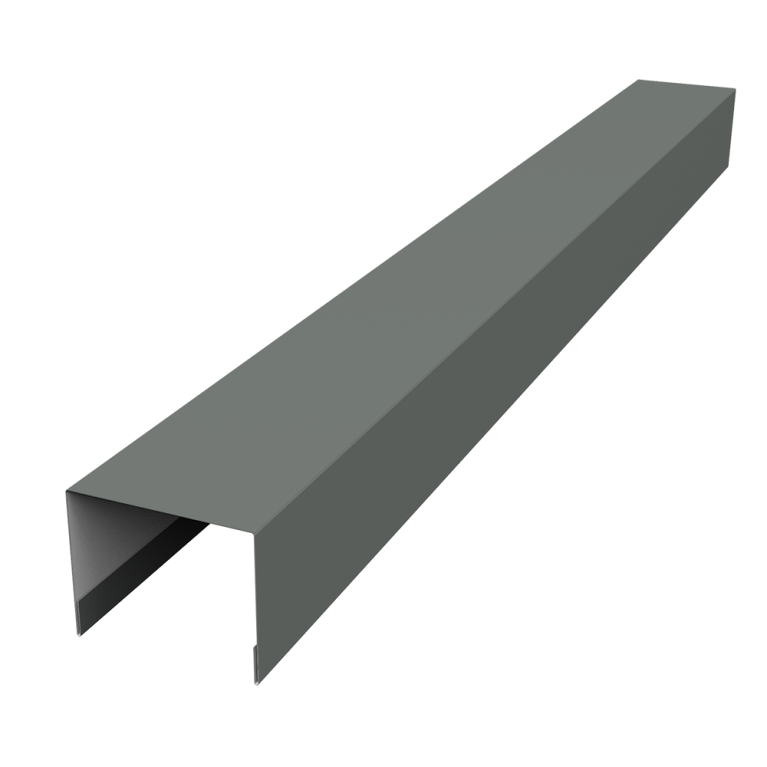 Крышка жалюзи Palermo 0,45 PE RAL 7005 мышино-серый (3м)