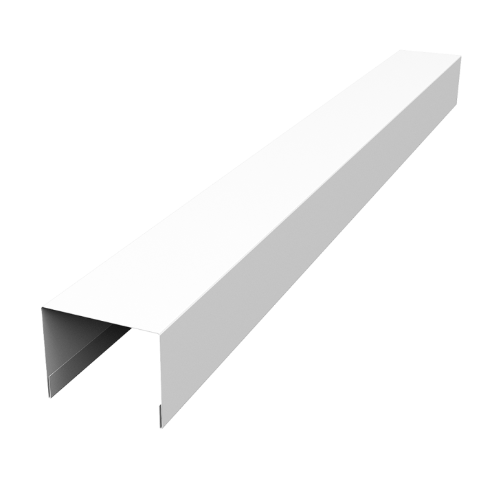 Крышка жалюзи Palermo 0,45 PE RAL 9003 сигнальный белый (3м)